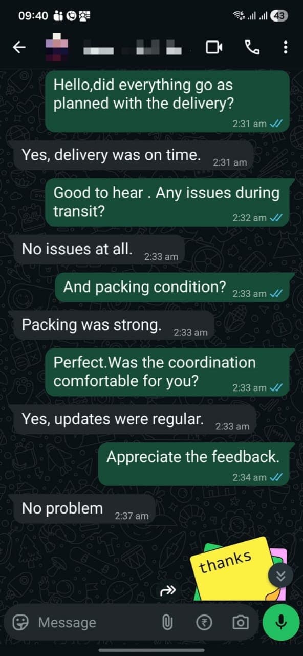 Testimonial from Food Manufacturer · Europe