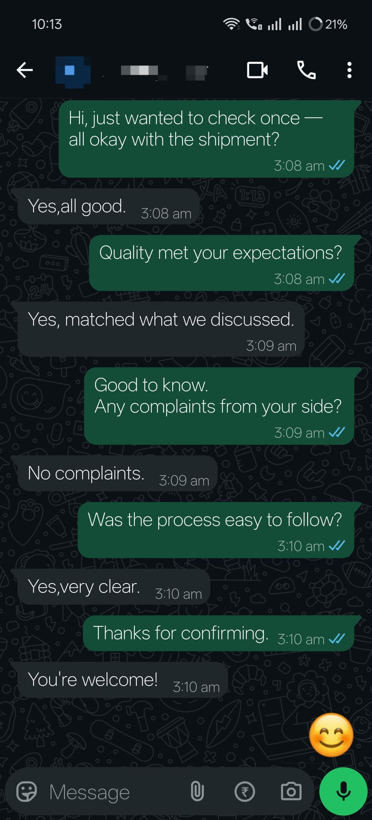 Testimonial from Snack Industry · USA